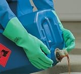 MAPA StanSolv AF-15 Nitrile Glove Chemical Resistant 0.015 Thickness 12 Length Size 9 Green (Bag of 
