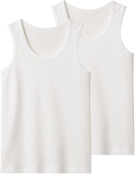 GUNZE(グンゼ) インナーウェア (男の子用)子供肌着 ランニング 鹿の子 抗菌防臭 2枚組ボーイズ - 1