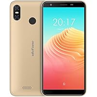 Ulefone　S9 Pro　スマホ　SIMフリー　2018　Android 8.1　顔認証　4G　5.5インチHD+　2GB + 16GB　指紋認証　デュアルSIM　ブラック　ブルー　ゴールド (ゴールデン)