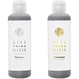 【セット】 アレスカラー シルバーシャンプー 200ml & シルバートリートメント 200ml