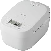 パナソニック 可変圧力IHジャー炊飯器 1.0L(0.5~5.5合) おどり炊き 大火力包み加熱 ブラック SR-N310E-W