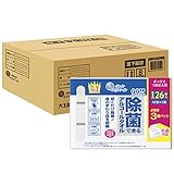 エリエール 除菌できるアルコールタオル ボックスつめかえ用 42枚×3P×4 【ハーフケース】