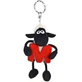 Amazon キーホルダー ぬいぐるみ ひつじのショーン イニシャル Nici ニキ レディース かわいい キッズ 女の子 男の子 アニマル 海外 アニメ キャラクター ノーブランド品 キーホルダー チェーン