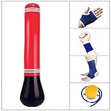 SFeexn(スフィーション) サンドバッグ パンチバッグ パンチ キック ボクシング テコンドー ストレス発散  空気入れ付き 3カラー揃