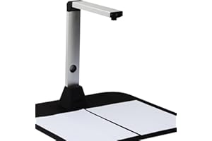 iCODIS ドキュメントスキャナー A3サイズ コンパクト設計 1300万画素: 書類スキャナ USB接続 自動連続スキャン OCR文字認識 多言語対応 非破壊スキャン オフィス業務 オンライン授業 自炊 スキャナー 電子化 家庭用 ポータブル w