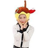 [Flymaple] たこ焼き かぶりもん の コスプレ錦鯉 帽子 誕生日 写真撮影 パーティー ハロウィン クリスマス 学園祭 食べ物 仮装 キャップ (たこ焼き) [並行輸入品]