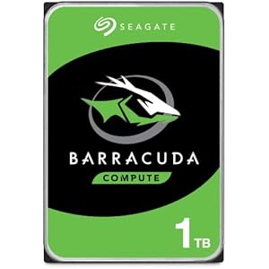 Seagate BarraCuda 3.5" 1TB 内蔵ハードディスク HDD 2年保証 6Gb/s 64MB 7200rpm 正規代理店品 ST1000DM010