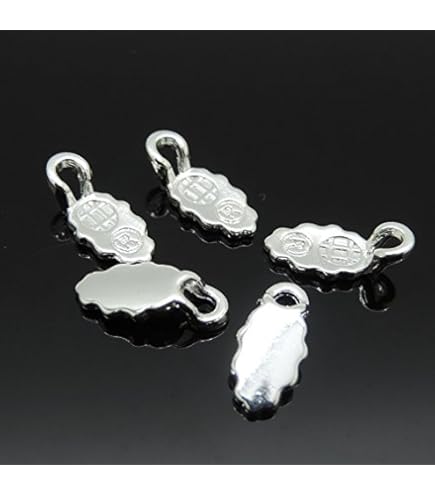 200pcs Gold & Silver Oval Bail Earring Findings - 13x6mm Glue-on Jewelry Making Supplies