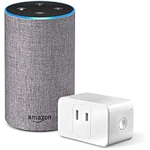Echo 第2世代 - スマートスピーカー with Alexa、ヘザーグレー + Meross WIFIスマートプラグ ホワイト 1個入り