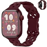 [AIYYXX] アップルウォッチ バンド 44mm 45mm 49mm 42mm 41mm 40mm 38mm 夏 涼しい エコみシリコン