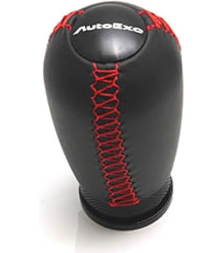 Amazon | オートエクゼ/AUTOEXE レザーシフトノブ MT車 レッドステッチ 