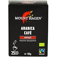 マウント ハーゲン オーガニックフェアトレード インスタントコーヒー スティック  50g(2g&times;25P)