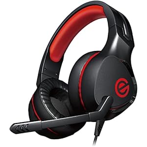 エレコム ゲーミングヘッドセット 有線 ヘッドホン 軽量×やわらかイヤーパッド 長時間のプレイも快適 ブラック HS-G01BK