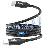 タイプcケーブル 磁石付き 自動収納 USB-C & USB-C ケーブル 240W