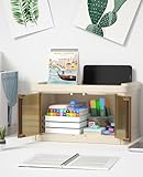 HAIXIN デスクオーガナイザー 卓上収納 オフィス整理と収納 蓋付き小型プラスチックコンテナ ミニ収納ボックス 折りたたみ式収納バスケッ