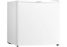 COMFEE' 冷蔵庫 45L インバーター 幅47.2cm コンパクト 静音25dB 省エネ 7段階温度調節 小型 一人暮らし キッチン/寝室/書斎/オフィス用 ミニ冷蔵庫 ホワイト RCD45WH1JP(E)
