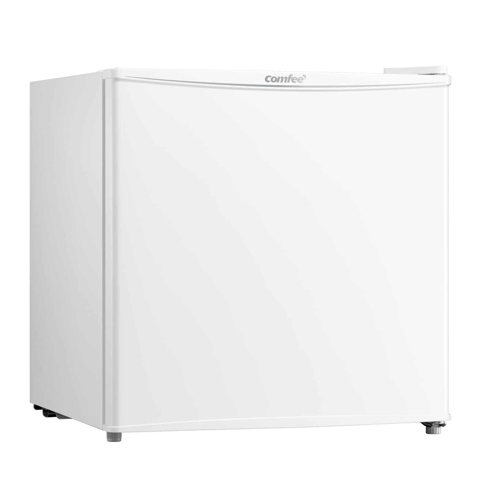 COMFEE' 冷蔵庫 45L インバーター 幅47.2cm コンパクト 静音25dB 省エネ 7段階温度調節 小型 一人暮らし キッチン/寝室/書斎/オフィス用 ミニ冷蔵庫 ホワイト RCD45WH1JP(E) - 1
