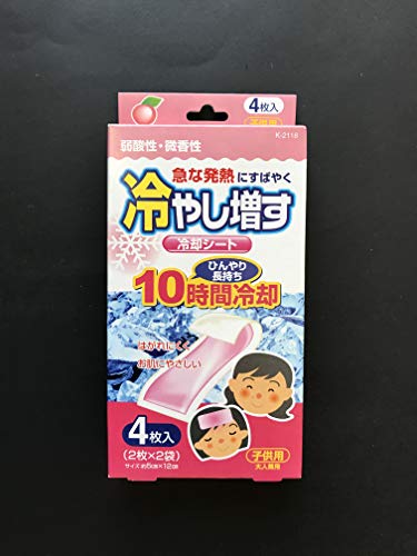 100均 冷却シート 桃の香り|JAN:4991203166135|弱酸性で肌にやさしく夜のクールダウンにも便利