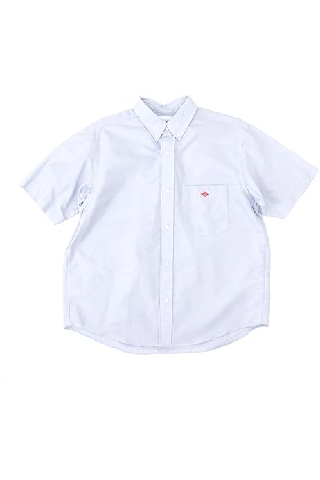 Amazon | (ダントン)DANTON オックスフォードバンドカラーシャツ 38 