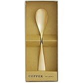 COPPER the cutlery カパーザカトラリー アイスクリームスプーン ゴールド マット つや消し ギフトボックス プレゼント 手の熱で溶かしてすくう 熱伝導 純銅製 燕製 CI-1GDma