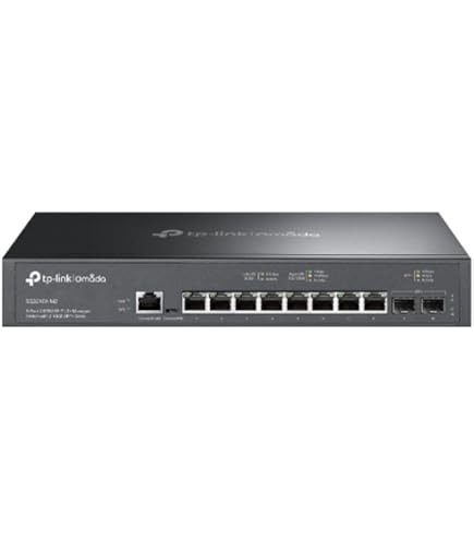 Amazon | TP-LINK JetStream 8ポート10GE SFP+ L2+マネージスイッチ TL 
