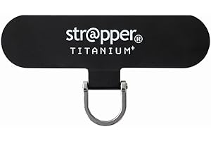 strapper ストラッパー チタニウム 【極薄・丈夫なチタン製】 スマホ iphone ストラップ ストラップホルダー 落下防止 携帯ストラップ