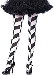 LEGAVENUE パンティストッキング 1PC ブラック/ホワイト LA7950