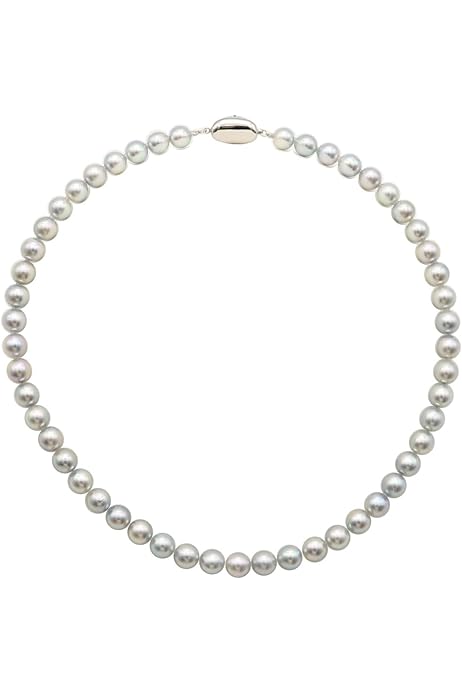 Amazon | 真珠 パール ネックレス あこや真珠 パールネックレス 8mm  
