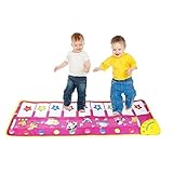 Pep-Baby? Musical Electronic Keyboard Piano Carpet Baby Activity Gym Play Mats [並行輸入品]