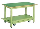 サカエ (SAKAE) 軽量作業台ＫＫタイプ・ペダル昇降移動式 KK-127F (035937) 《作業台》 【大型】