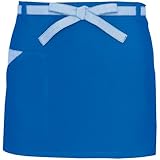 アイトス 腰下エプロン(コードレーン配色) 006/ブルー AZ-8653