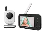 Samsung SEW-3040W SimpleVIEW Baby Monitoring System IR NIght Vision Zoom, 4.3 by Samsung