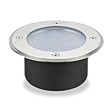 埋め込み式 LED ガーデンライト ソーラー発電 (1個)