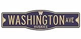 Washington Huskies 4 " x 17 " Street Sign NCAA