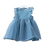 Mayababy 子供服 ガールズワンピース キッズワンピース リボン ふわふわ チュール ドレス 妖精のように 女児プリンセス 子供ドレス ガールズドレス 韓国スタイル フレア フォーマルドレス 結