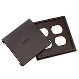 LectraLock - Baby Safety Electrical Outlet Cover - Double - Duplex Style - Flat Cover by LectraLock