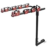 Best Choice Products SKY325 Bike Rack (4 Bicycle Hitch Mount Carrier Car Truck Auto 4 Bikes New) [並行