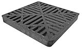 National Diversified9809" Square Grate-9X9 BLACK BASIN GRATE (並行輸入品)