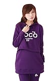 授乳口付き マタニティ 春夏用 B005 (紫) [Baby Product] [Baby Product]