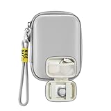 収納ケース パナソニックPanasonic LUMIX DC-TZ99/TZ95/DMC-TZ85/用ケース カバー ジタルカメラケース eva PUレザー ハードケース (グレー)