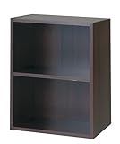 カラーボックス 2段 T-2 ブラウン N-9834