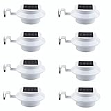Science Purchase 2 volts Outdoor LED Solar Light with Bracket, White, Pack of 8 [並行輸入品]