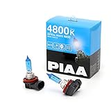PIAA(ピア) 車用 バルブ ヘッドランプ/フォグランプ用 ハロゲンバルブ H11 4800K アストラルホワイト 車検対応 2個入 12V 55W(115W相当) 安心のメーカー保証1年付 HW410