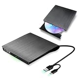 【2025革新型・高速USB3.2対応】 〈 DVD再生ソフト付属 〉トップ･セラーのDVDドライブにWin･Mac用ソフト付属 外付け CD DVD ドライブ 静音 DVDプレイヤー 外付けDVDドライブ USB A･C ケーブル 内蔵 読取/書込 プレーヤー バスパワー 軽量 薄型 光学ドライブ Windows Mac Linux PC