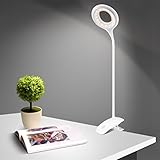 Hitsan dc5 V 500 mA 3 W LED USB充電式クリップテーブルランプタッチセンサー調光機能付きデスクライトfor Reading One Piece