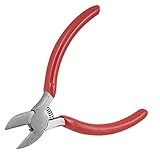 Hommy　ニッパー ワイヤー切断　カッター　ツール　斜線　プライヤー　W　レッド　ハンドル