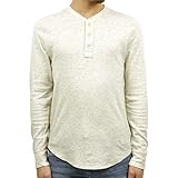 [アバクロ] Tシャツ メンズ 正規品 Abercrombie＆Fitch 長袖Tシャツ ヘンリーネックTシャツ TEXTURED LONG-SLEEVE HENLEY 124-230-0594-155 XL (コード：4139100219-5) [並行輸入品]