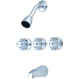 Central Brass 0868-Z Three Handle Tub and Shower Set [並行輸入品]