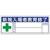 ヘルメット用ステッカー 新規入場者用 新規入場者教育修了 869-E