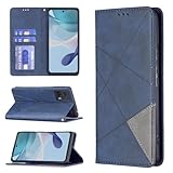 Moto g53j 5g ケース moto g53y 5g ケースモトローラ g53j ケース スタンド機能 マグネット カード収納 スマホケース g53j 耐衝撃 全面保護 g53y ケース Motorola moto g53j 5G / g53y 5G スマホカバー 6.5インチ - 青